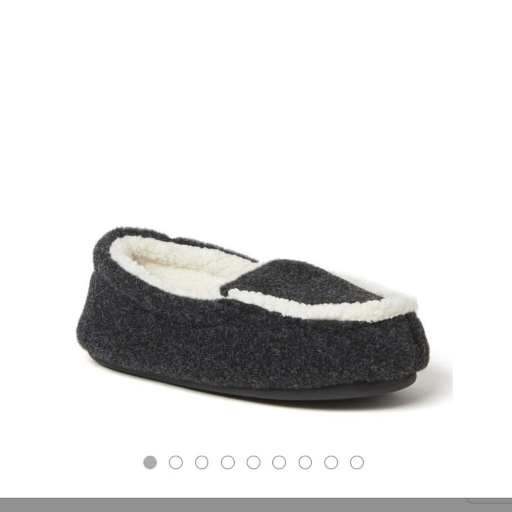 DEARFOAMS Kids' Hunter Plaid Faux Shearling Slipper (Toddler & Little Kid) 4/5 M